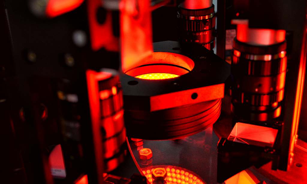 Máy phân loại quang học kiểm tra đĩa thủy tinh
