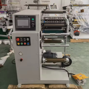 Máy chia cuộn decal web chỉnh lệch