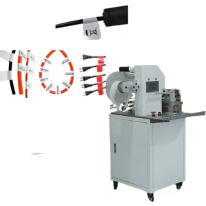 Máy dán nhãn gấp đôi bán tự động dùng cho dây cáp, dây điện SA-T800