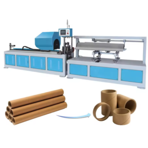 Máy Cắt Ống Giấy Không Trục Tự Động Cấp Liệu